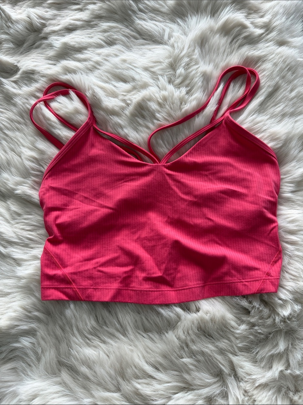 lululemon athletica Strappy Bralette - Hot Pink